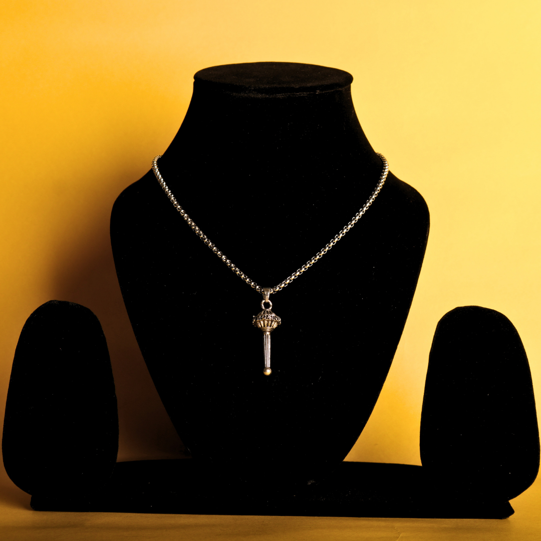 Hanuman Ji Gada Pendant – Victory, Protection & Dharma