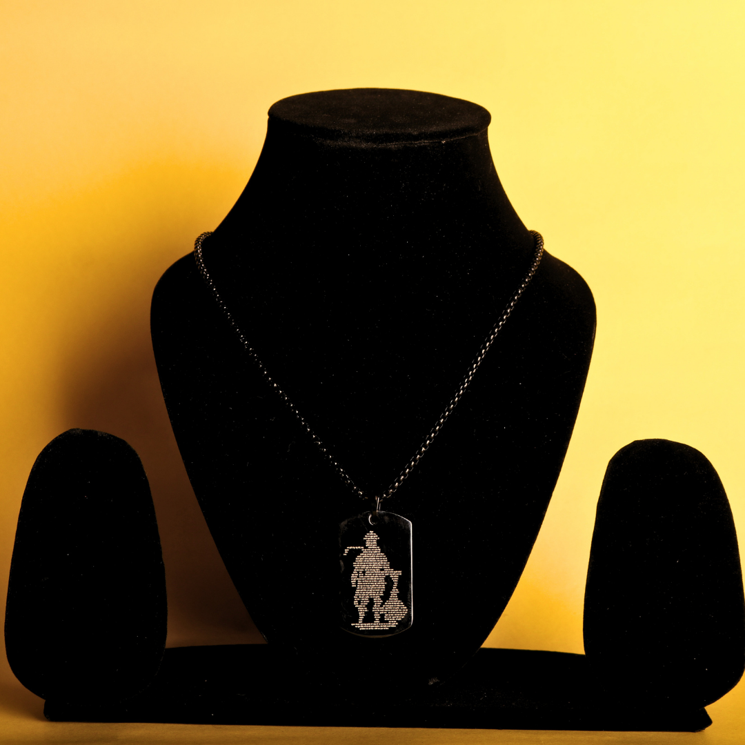 Set of 3 Hanuman Chalisa Locket with Chain
