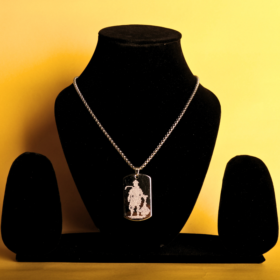 Set of 3 Hanuman Chalisa Locket with Chain