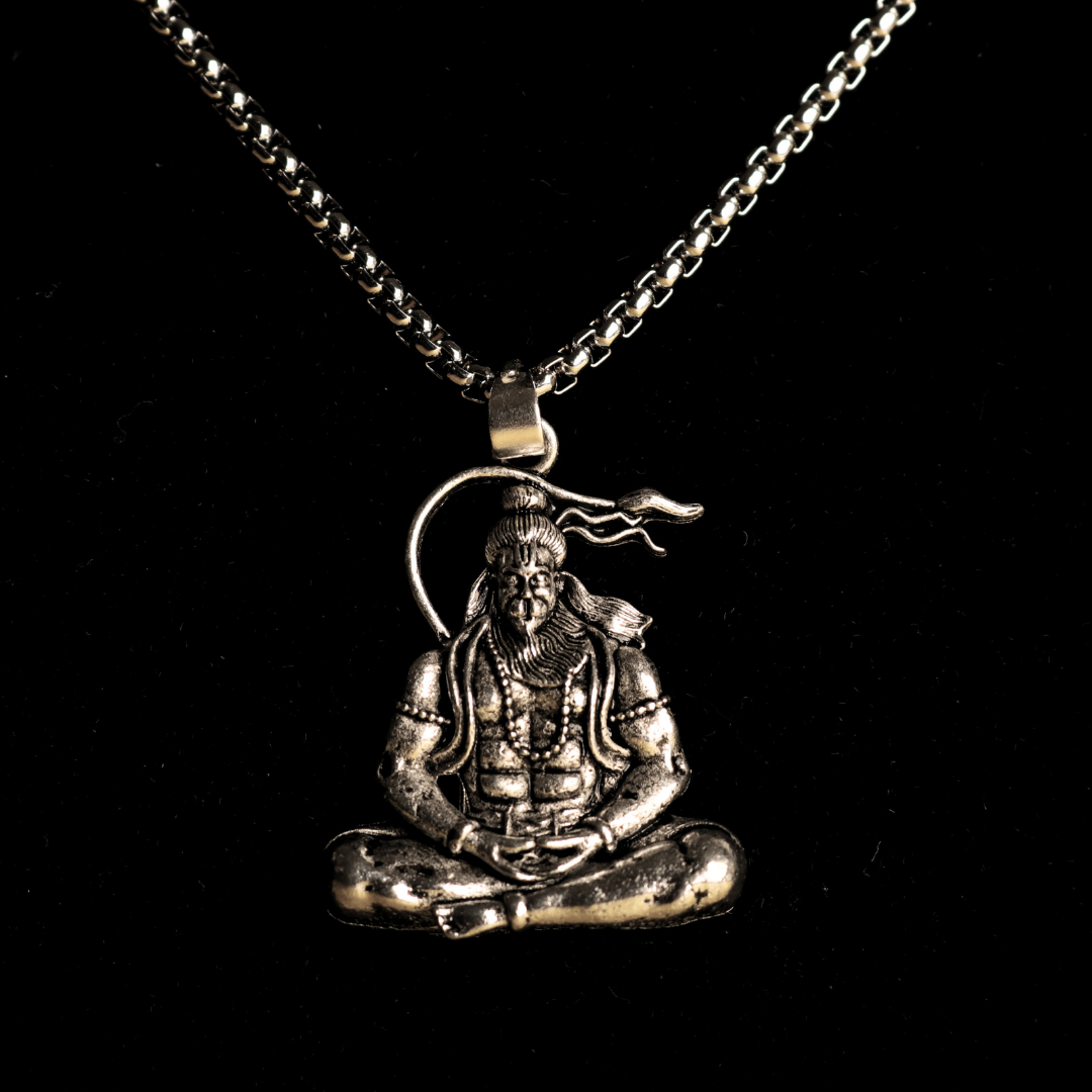 Meditating Hanuman Ji Pendant – For Peace, Focus & Inner Strength
