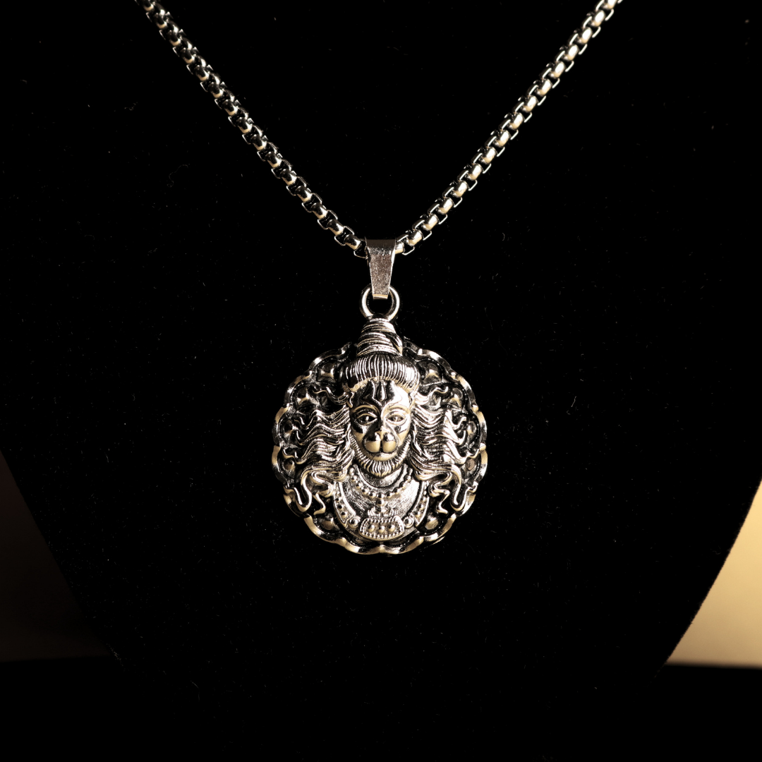 Hanuman Ji Face Pendant – Power, Courage & Divine Energy