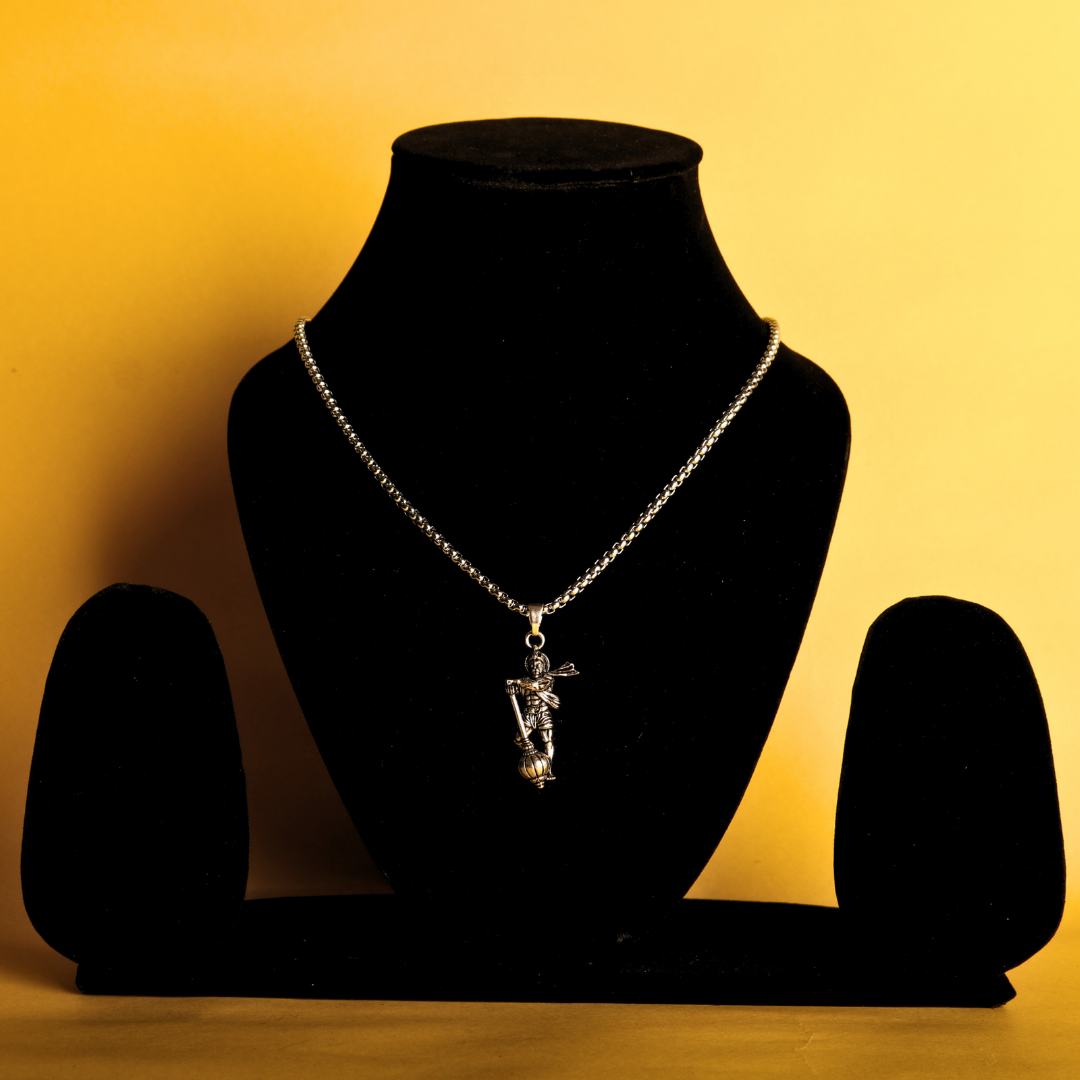 Hanuman with Gada Pendant – Devotion, Loyalty & Fearlessness