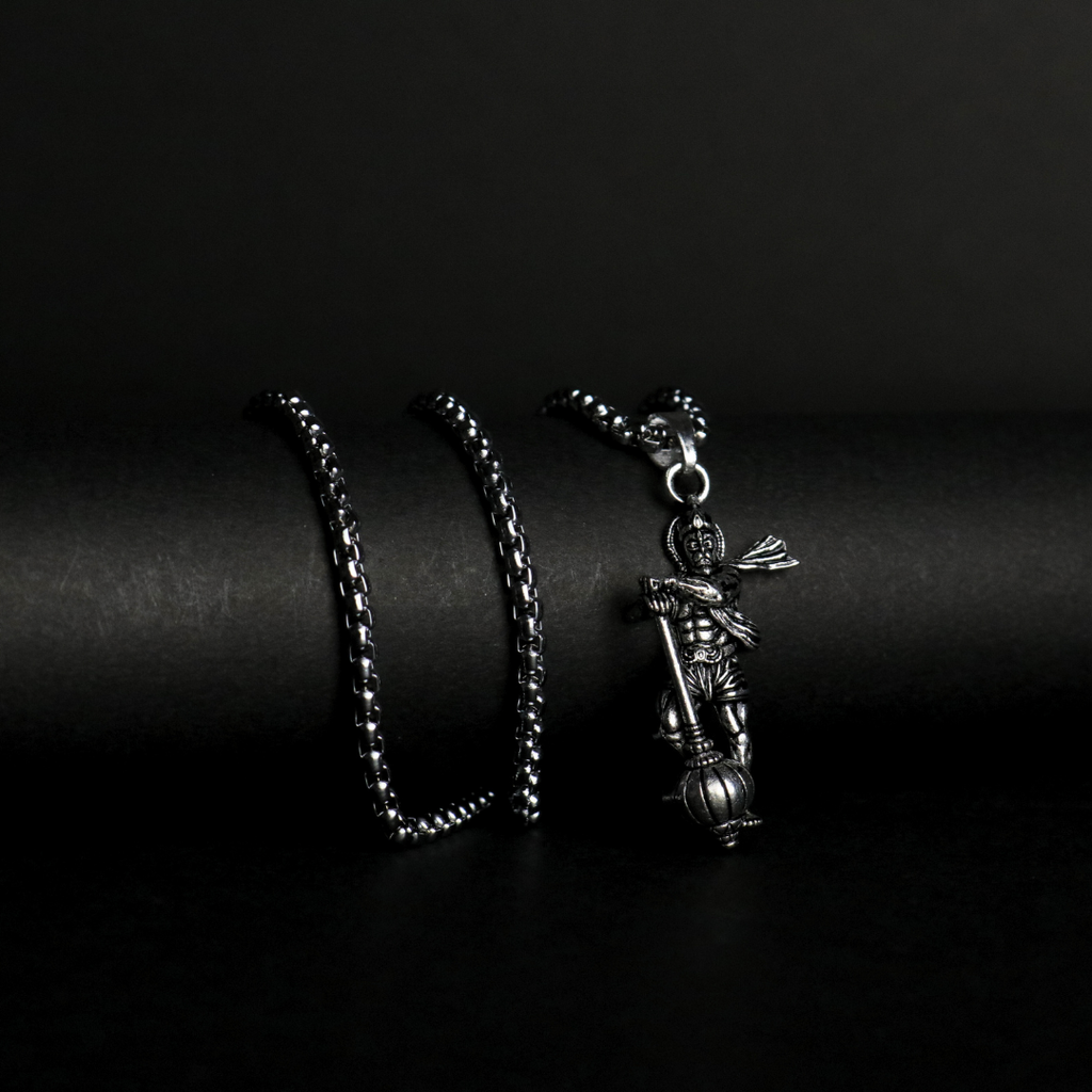 Hanuman with Gada Pendant – Devotion, Loyalty & Fearlessness
