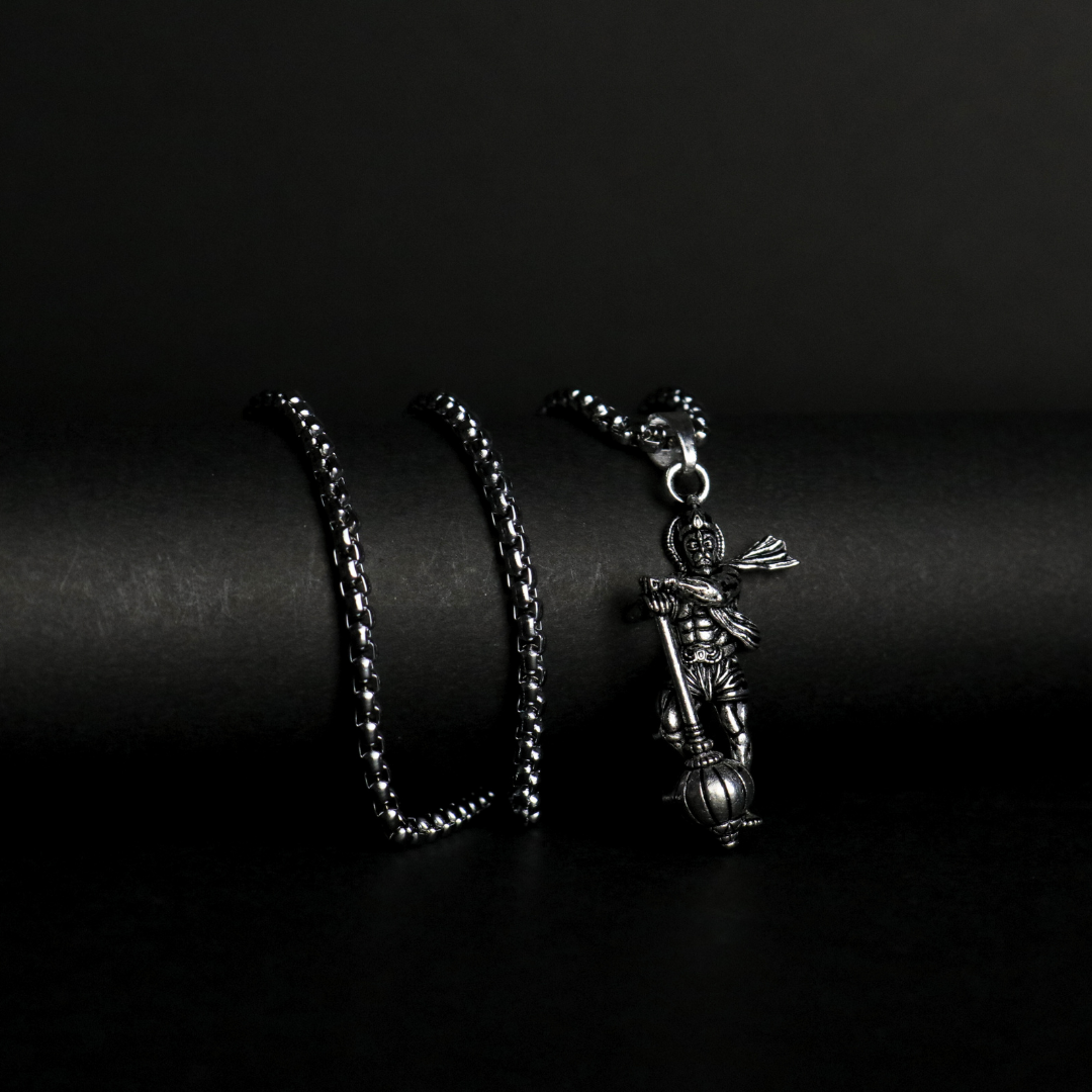 Hanuman with Gada Pendant – Devotion, Loyalty & Fearlessness